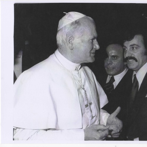 Con Giovanni Paolo II